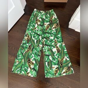 Farm Rio Wide Leg Linen Pants